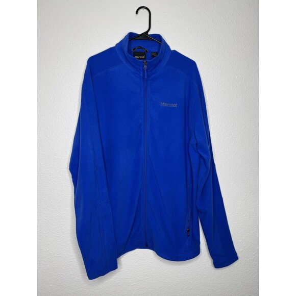 Marmot Other - Marmot ESS Tech Light Fleece Jacket Blue XL Hiking Jogging Camping Running EUC